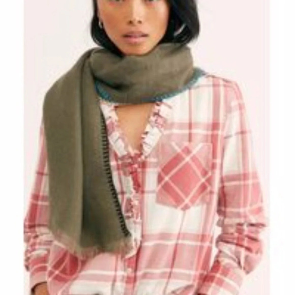 Free People Common Thread Sage Scarf - Picture 2 of 4